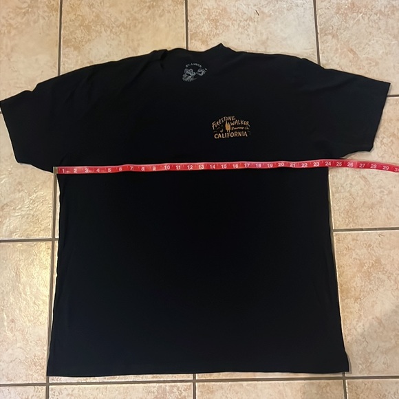 Firestone Walker Brewing California Coastal Map Black Tshirt, Sz 2XL - Picture 5 of 7